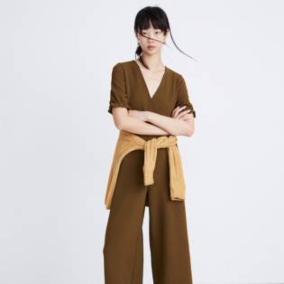 Madewell Crepe Crossover Jumpsuit - Picture 2 of 7